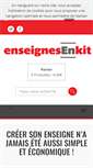 Mobile Screenshot of enseignesenkit.com